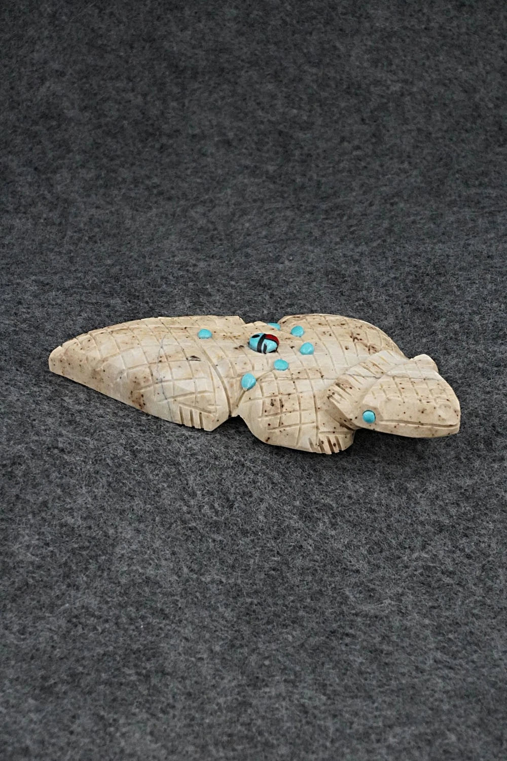 Horned Toad Zuni Fetish Carving - Danette Laate