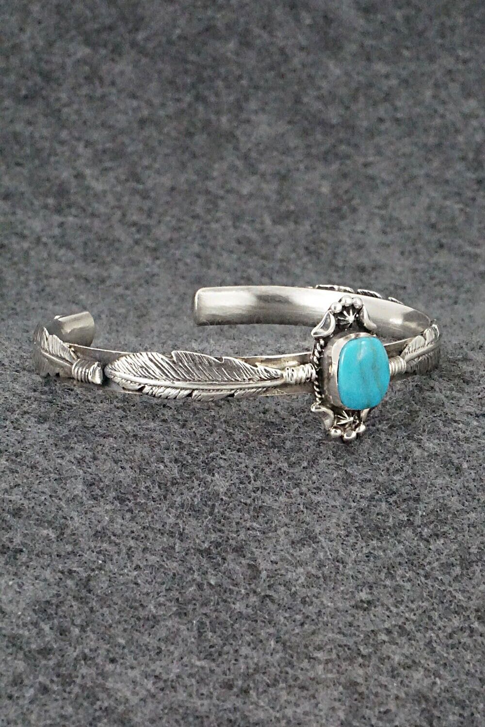 Turquoise & Sterling Silver Bracelet - Bobby Platero