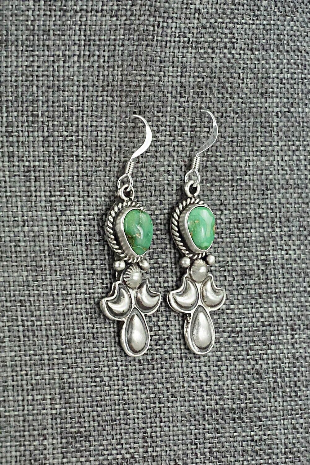 Turquoise & Sterling Silver Earrings - Verley Betone