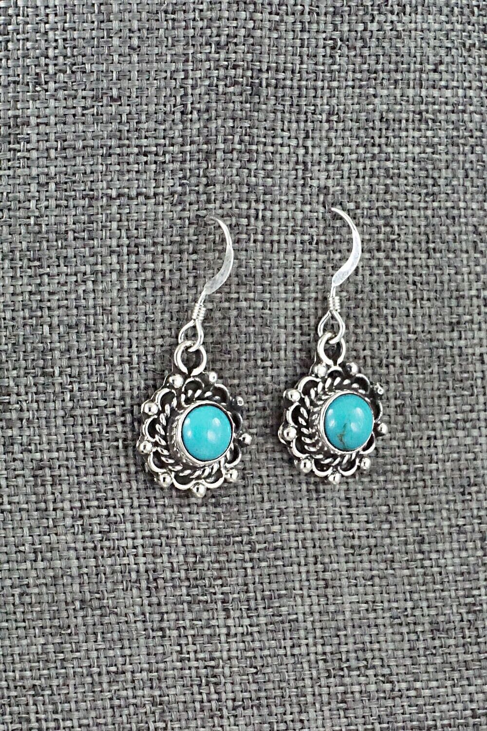 Turquoise & Sterling Silver Earrings - Emery Spencer