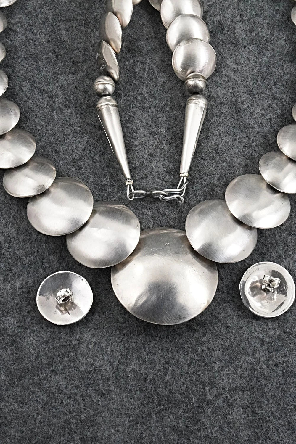 Sterling Silver Necklace and Earrings Set - Tim Thompson