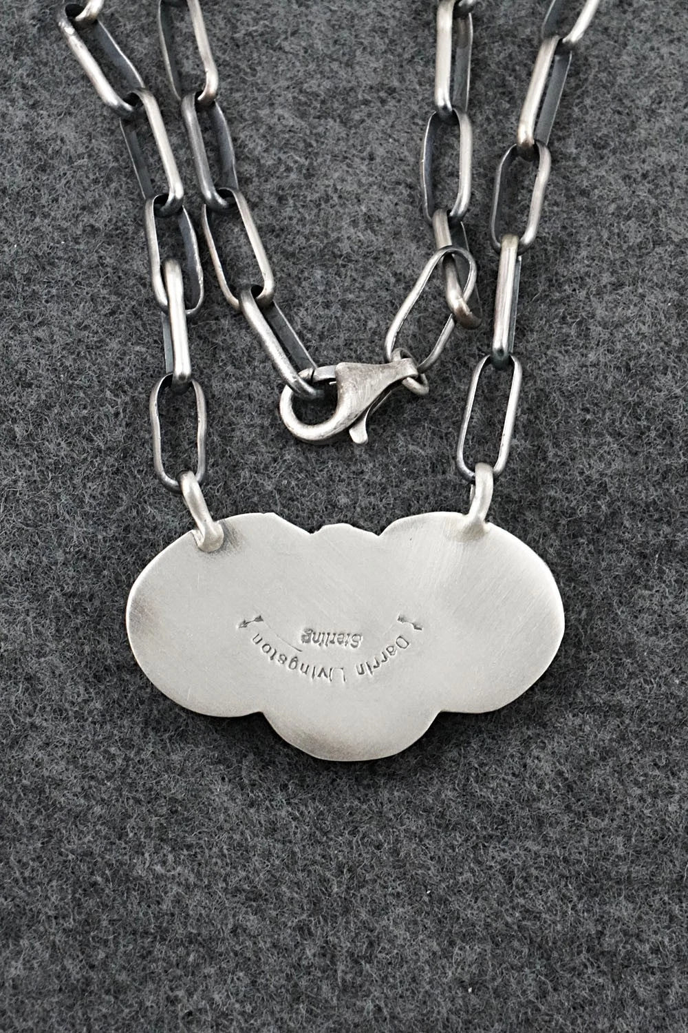 Turquoise & Sterling Silver Necklace - Darrin Livingston