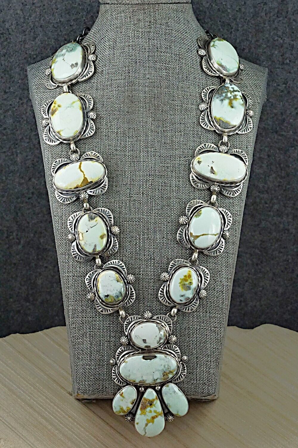 Variscite & Sterling Silver Necklace Set - Kathleen Livingston