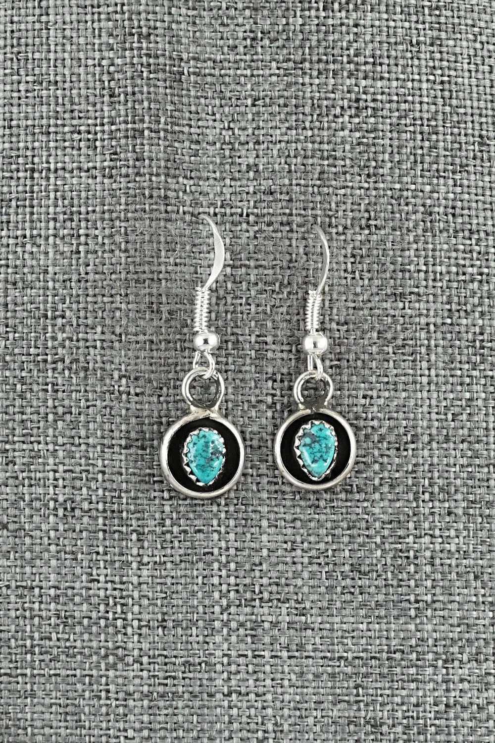 Turquoise & Sterling Silver Squash Blossom Set - Phil Garcia