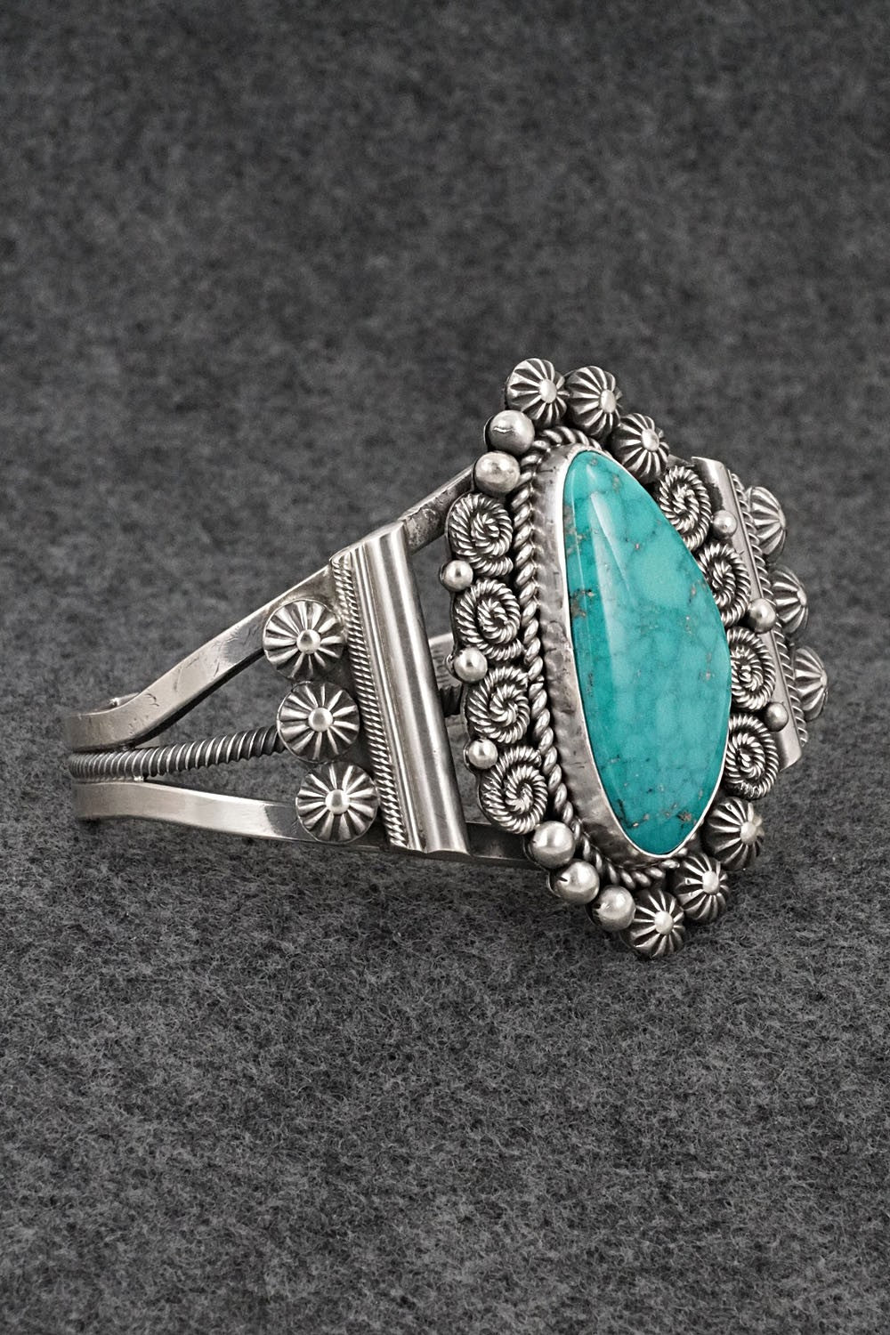 Turquoise & Sterling Silver Bracelet - Rosita Calladitto