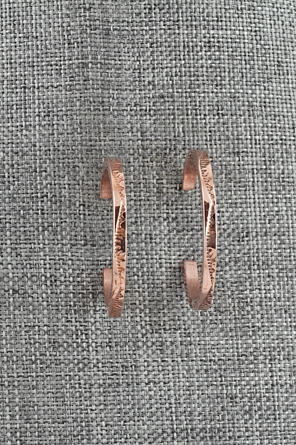 Copper Hoop Earrings - Elaine Tahe