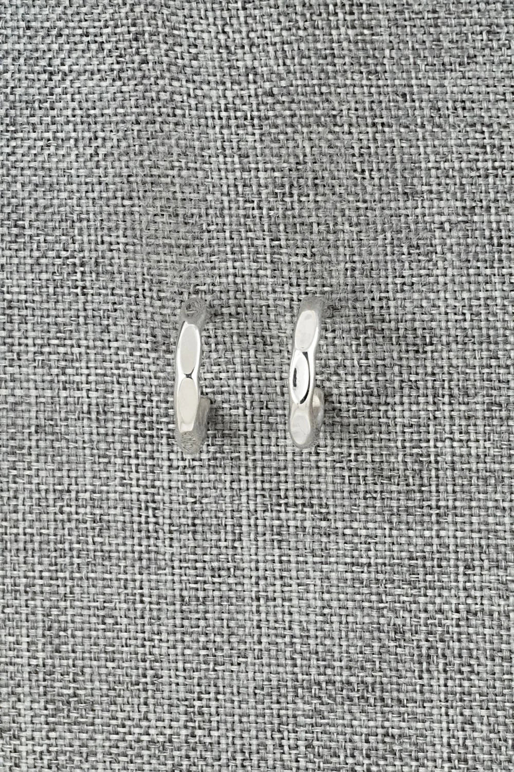 Sterling Silver Hoop Earrings - Elaine Tahe