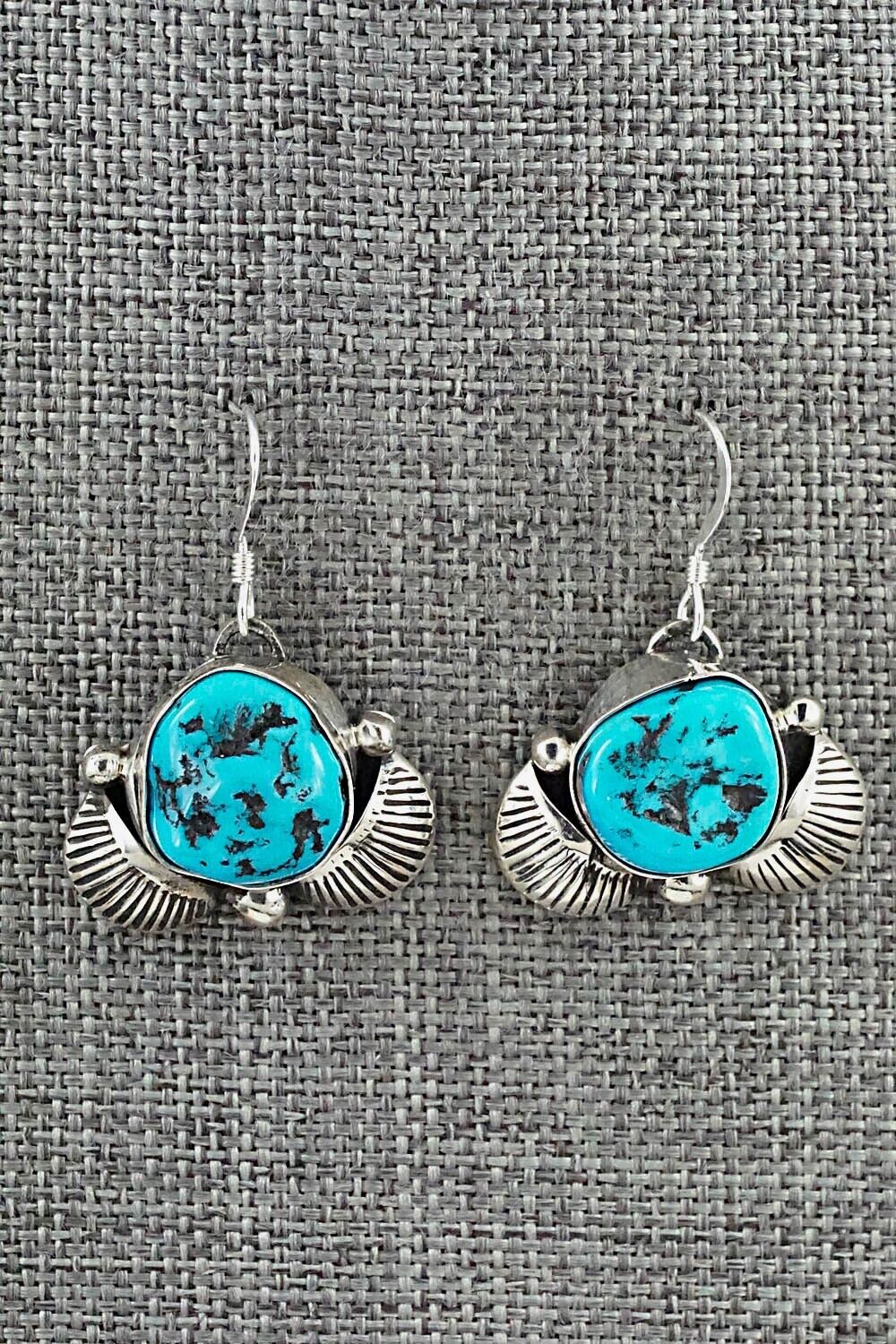 Turquoise & Sterling Silver Squash Blossom Set - Vernon Johnson