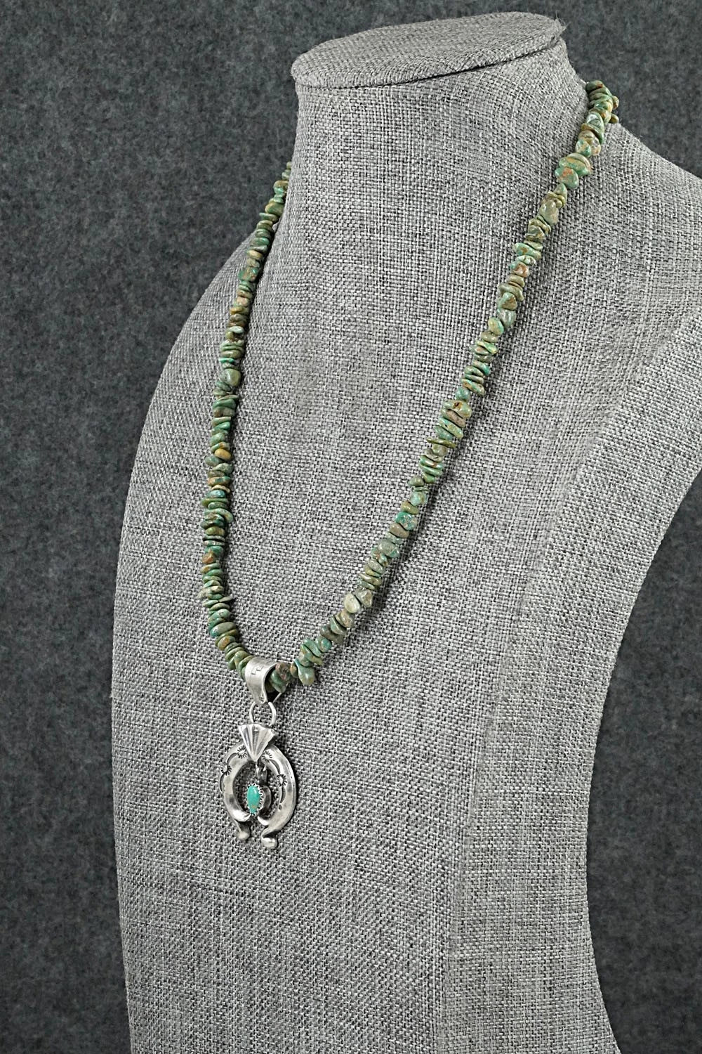 Turquoise & Sterling Silver Necklace - Sharon McCarthy