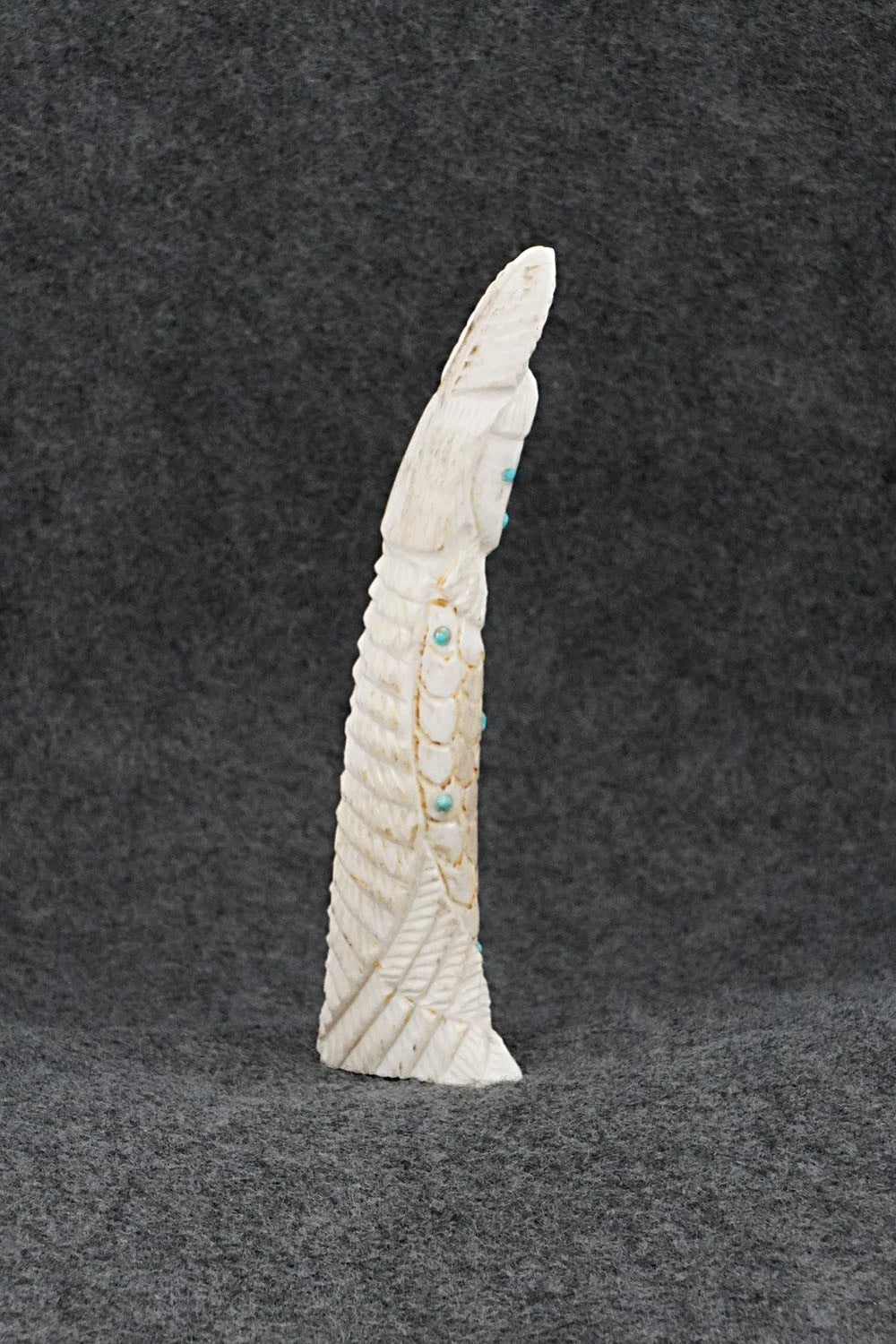 Corn Maiden Zuni Fetish Carving - Garrick Weeka