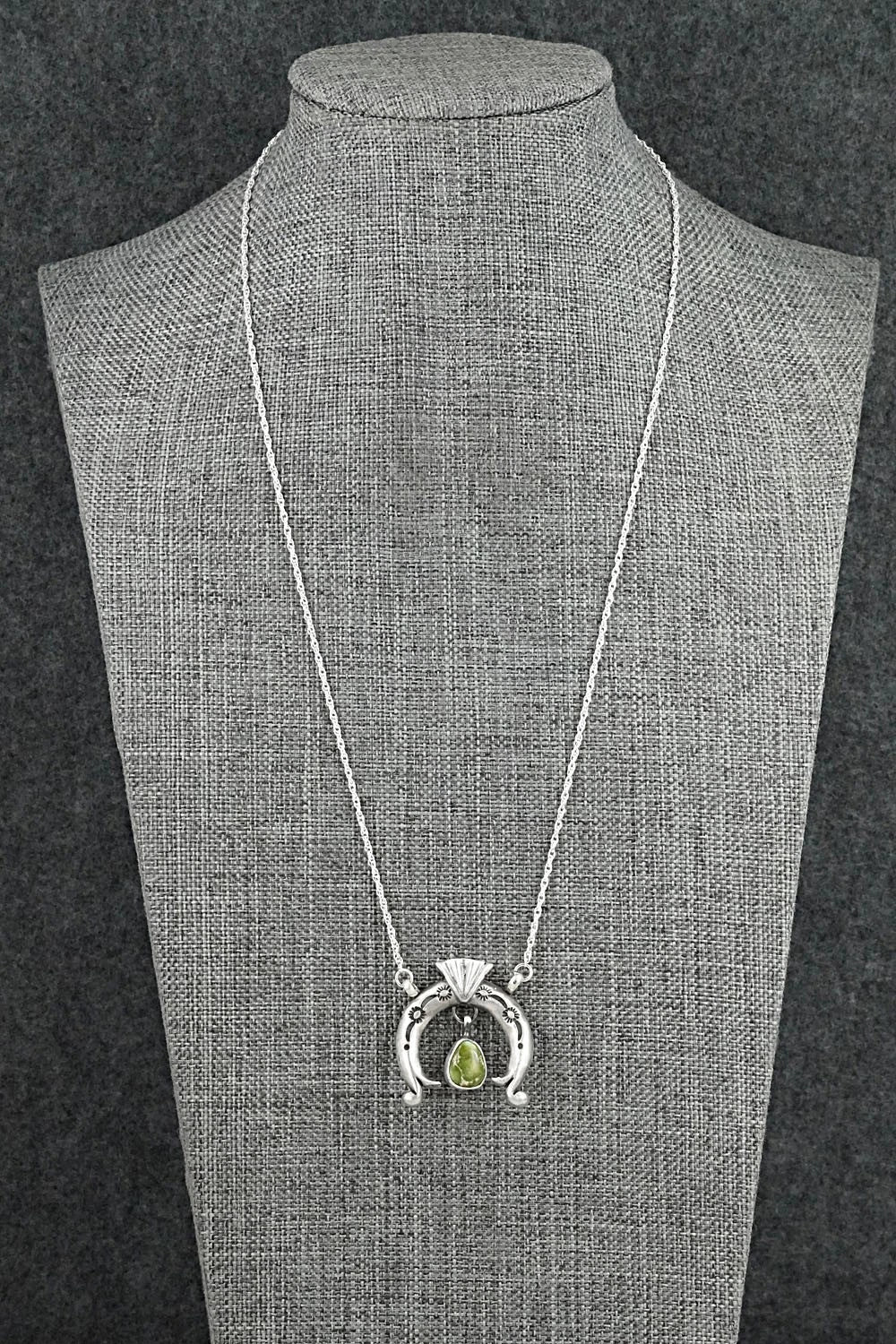 Turquoise & Sterling Silver Necklace - Gary Shorty