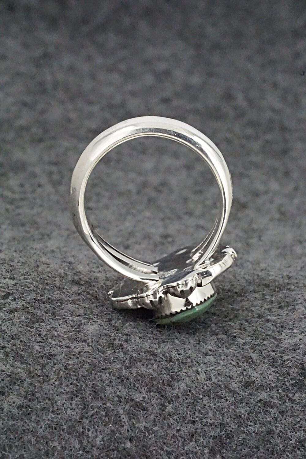 Turquoise & Sterling Silver Ring - Irvin Tsosie - Size 9