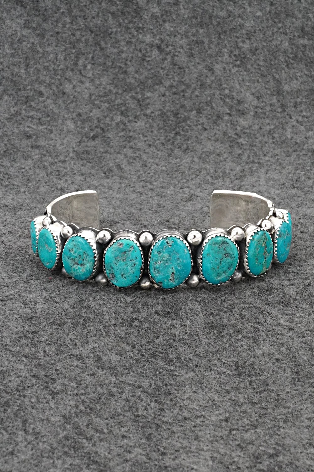 Turquoise & Sterling Silver Bracelet - Wilbert Muskett Sr.