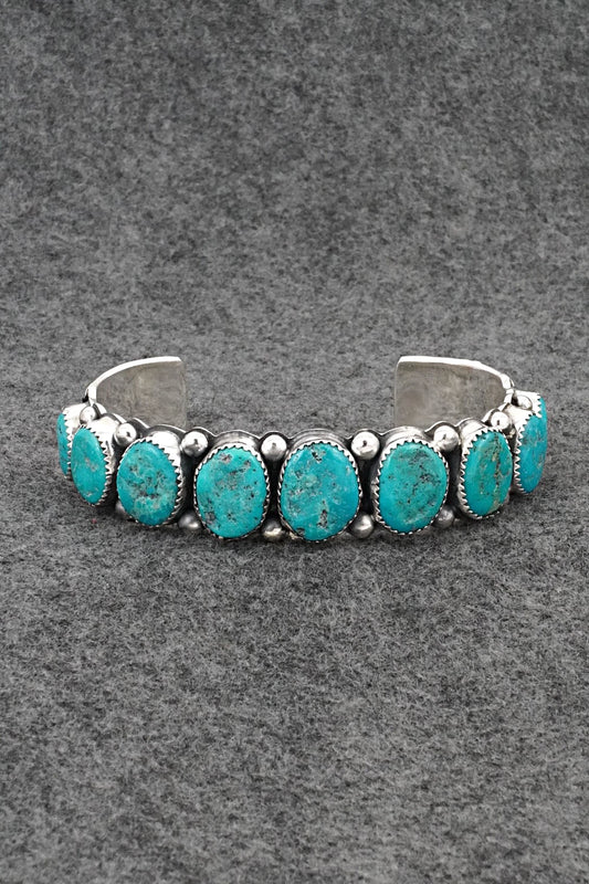 Turquoise & Sterling Silver Bracelet - Wilbert Muskett Sr.