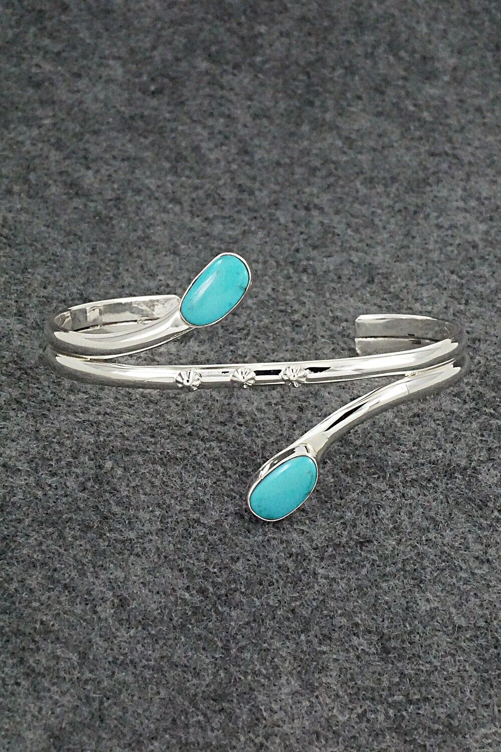 Turquoise & Sterling Silver Bracelet - Thomas Yazzie