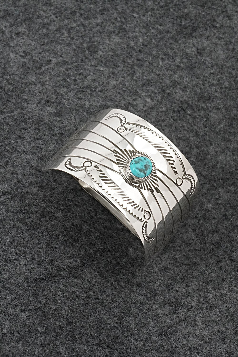 Turquoise & Sterling Silver Hair Barrette - Jolene Begay