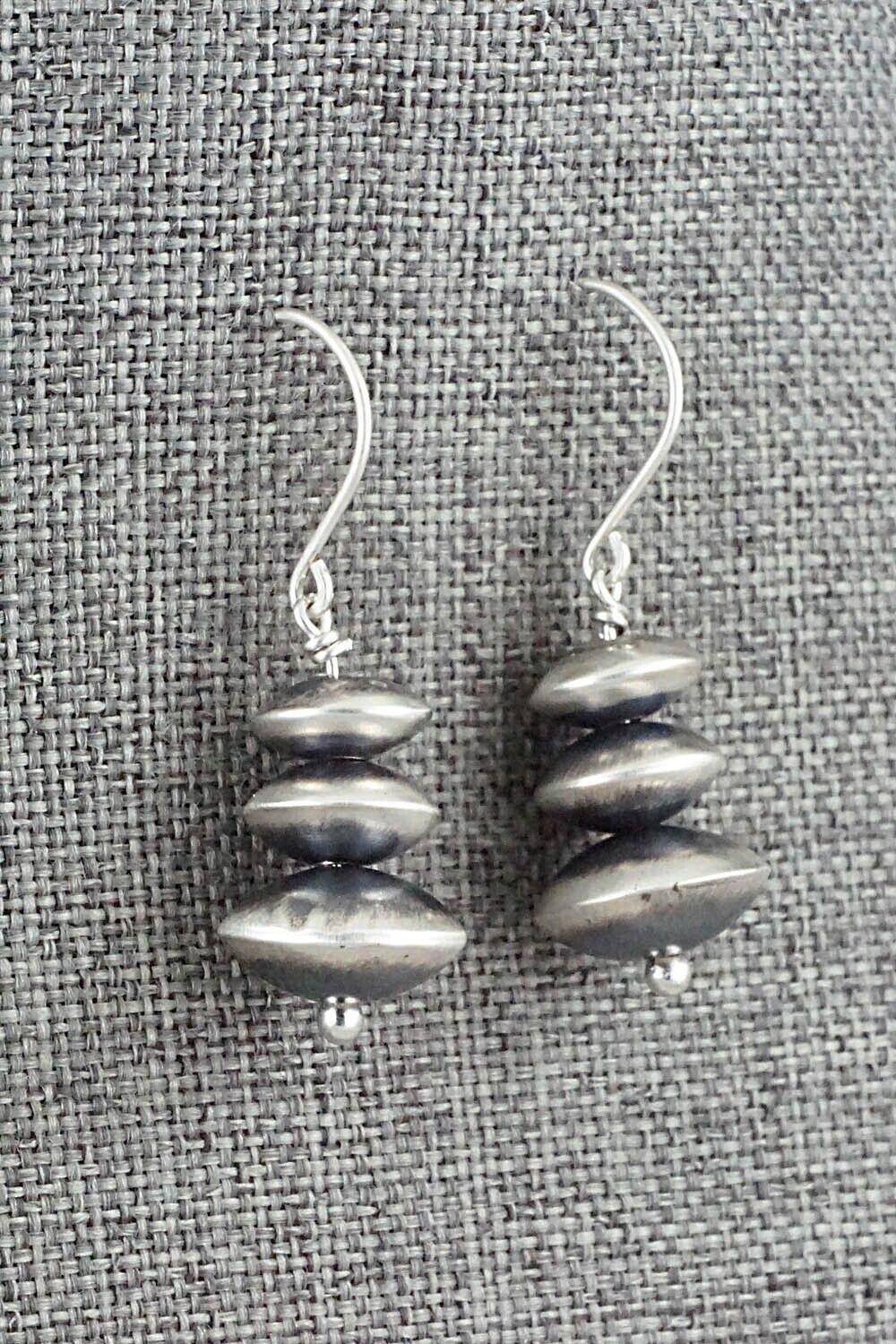 Sterling Silver Navajo Pearl Earrings - Bryannen Halwood