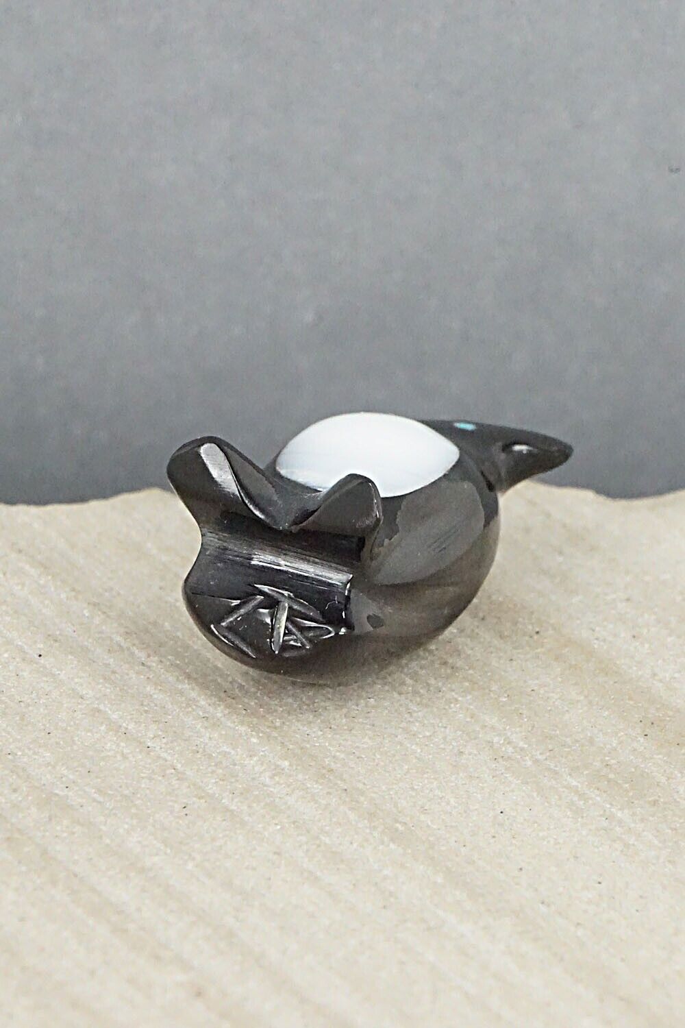 Penguin Zuni Fetish Carving - Calvert Bowannie