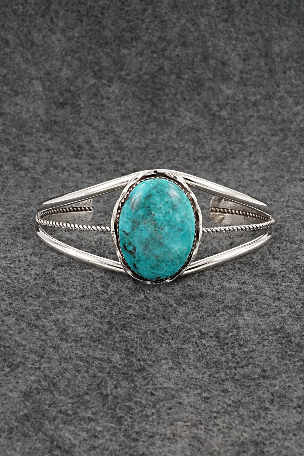 Turquoise & Sterling Silver Bracelet - Ernest Hawthorne