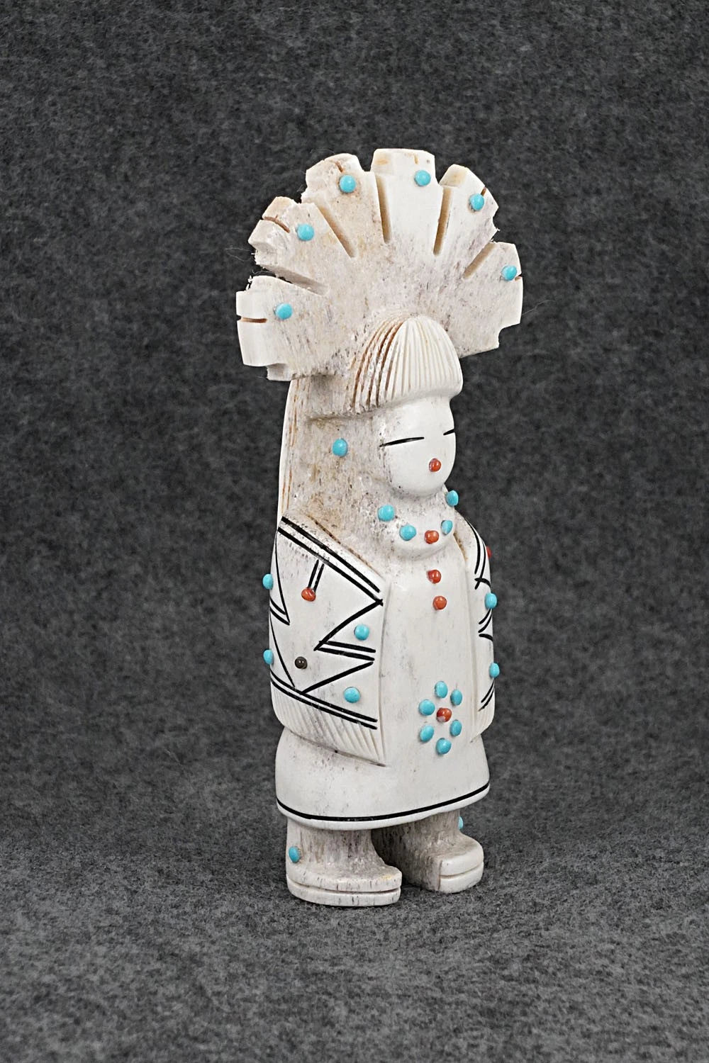 Corn Maiden Zuni Fetish Carving - Claudia Peina