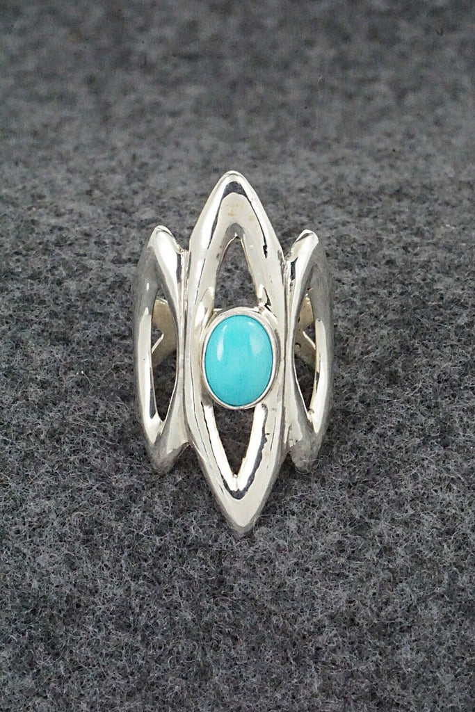 Sterling Silver Sandcast Turquoise online Ring Size 7