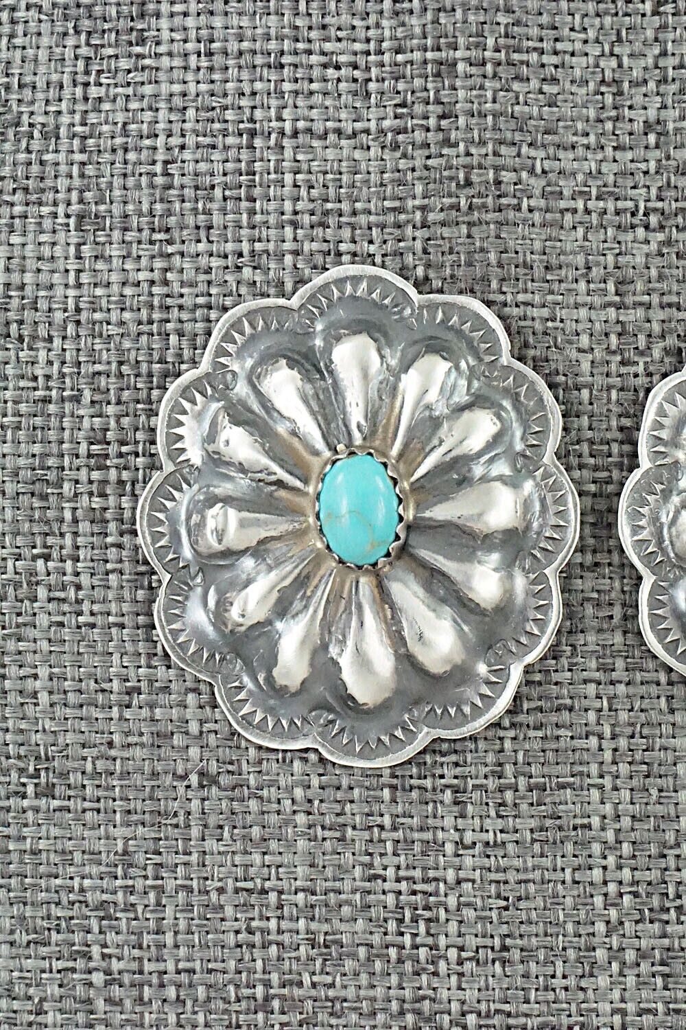 Turquoise & Sterling Silver Earrings - Rita Lee