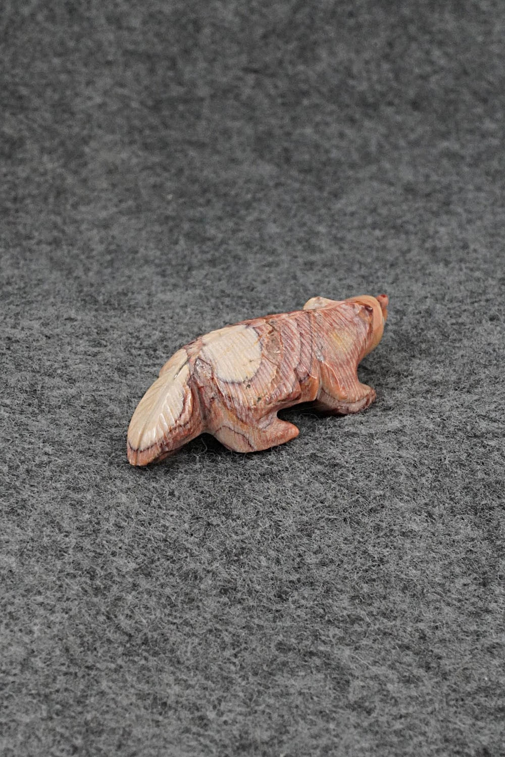 Badger Zuni Fetish Carving - Ronnie Lunasee