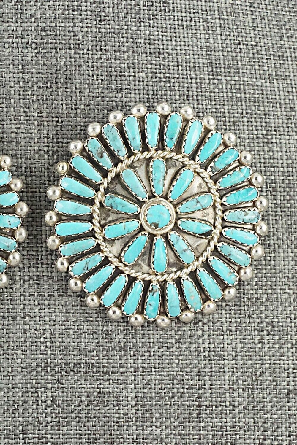 Turquoise & Sterling Silver Earrings - Philena Byjoe