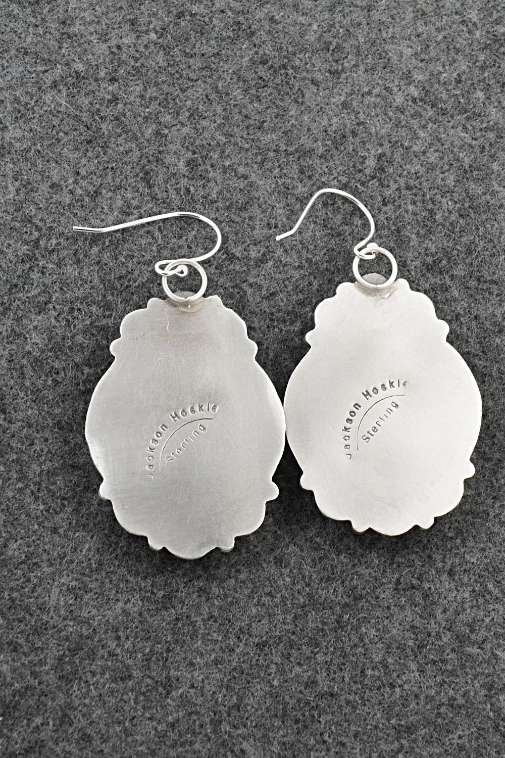 Turquoise & Sterling Silver Earrings - Jackson Hoskie