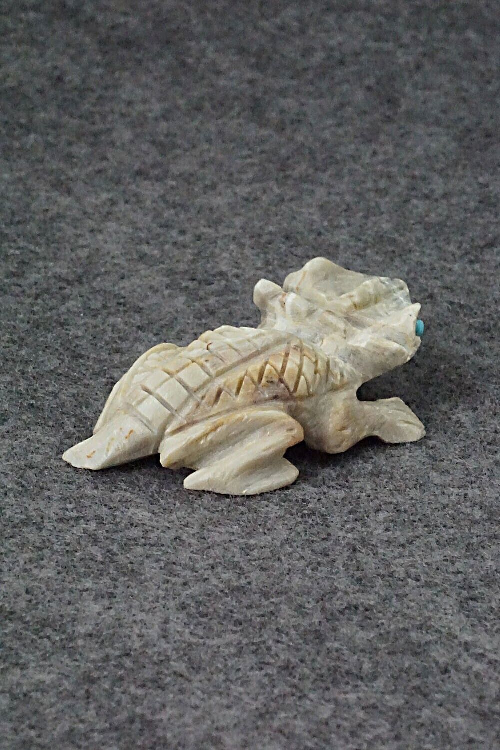 Horned Toad Zuni Fetish Carving - Dana Malani