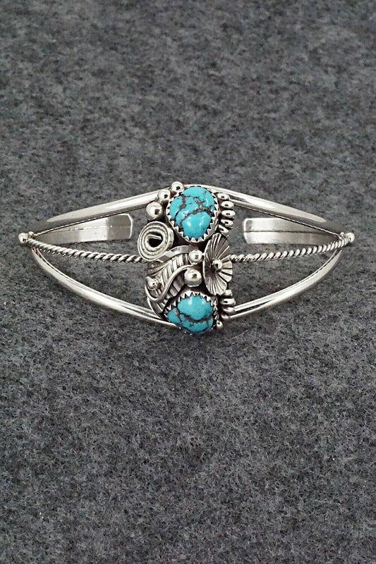 Turquoise & Sterling Silver Bracelet - Max Calladitto