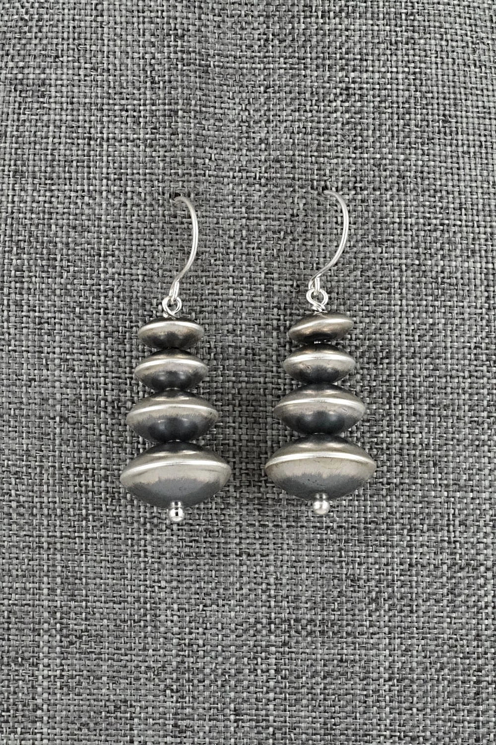 Sterling Silver Navajo Pearl Earrings - Bryannen Halwood