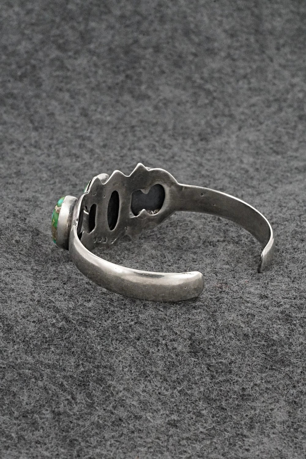 Turquoise & Sterling Silver Bracelet - Eugene Gruber