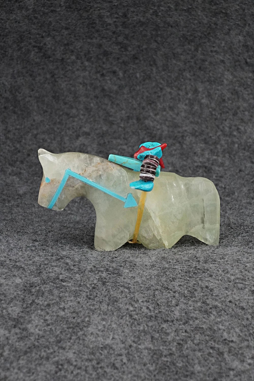 Horse Zuni Fetish Carving - Rodney Laiwakete