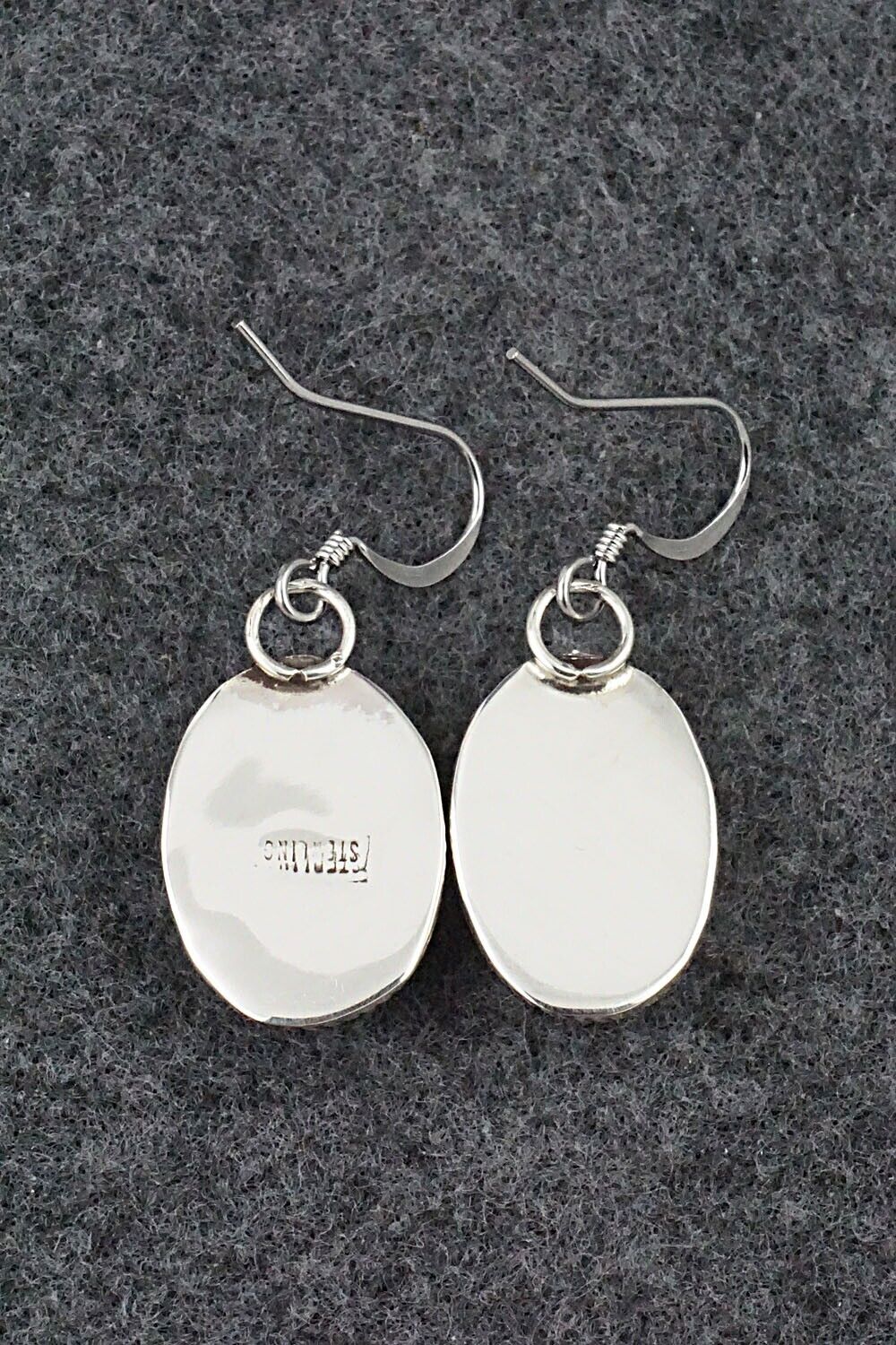 Turquoise & Sterling Silver Earrings - Ernest Hawthorne