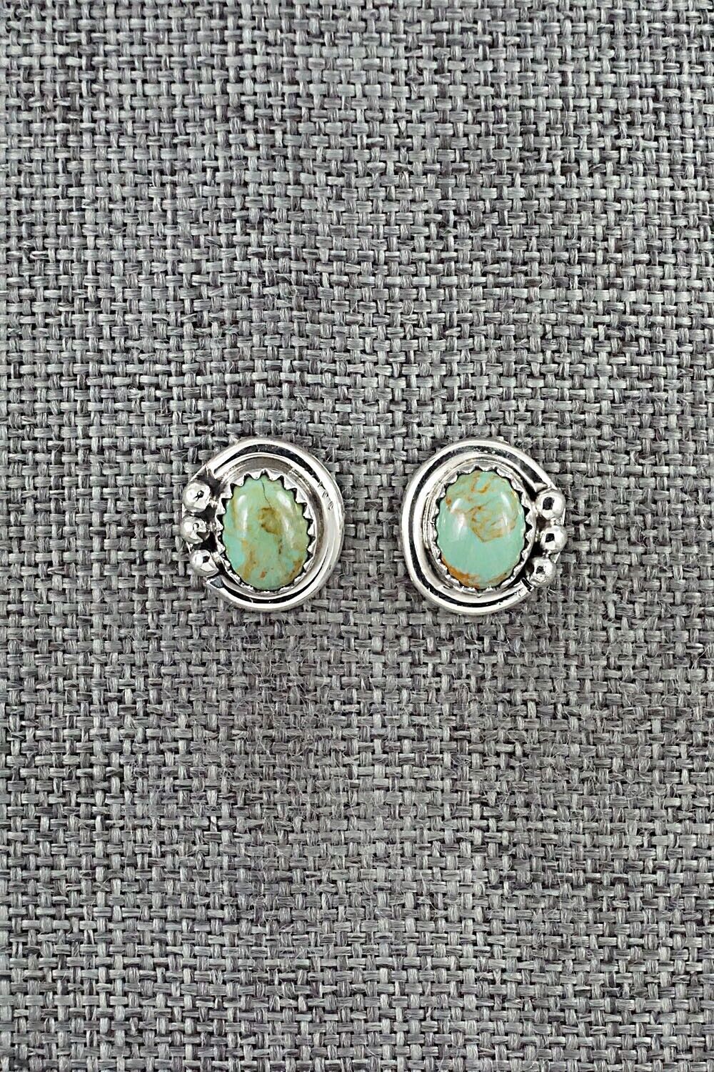 Turquoise & Sterling Silver Earrings - Rita Largo