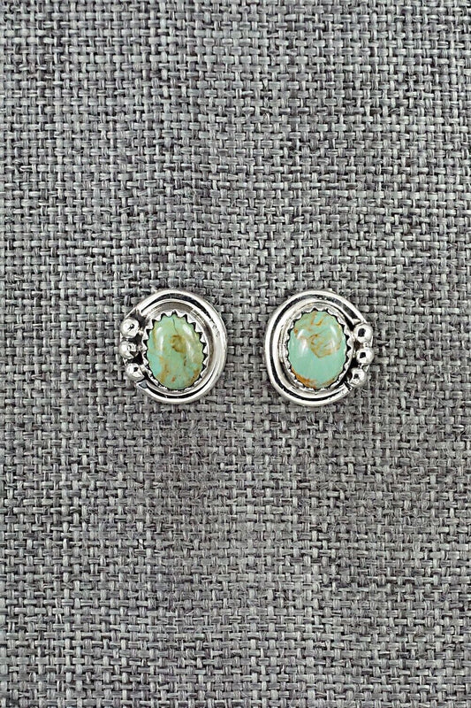 Turquoise & Sterling Silver Earrings - Rita Largo