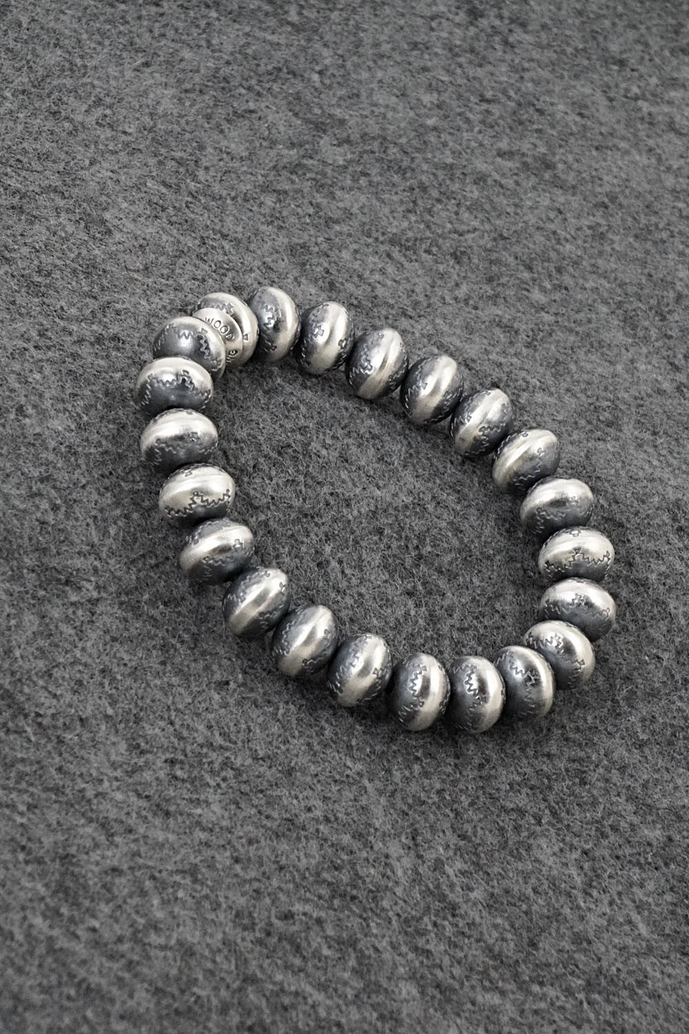 Sterling Silver Navajo Pearl Bracelet - Bryannen Halwood
