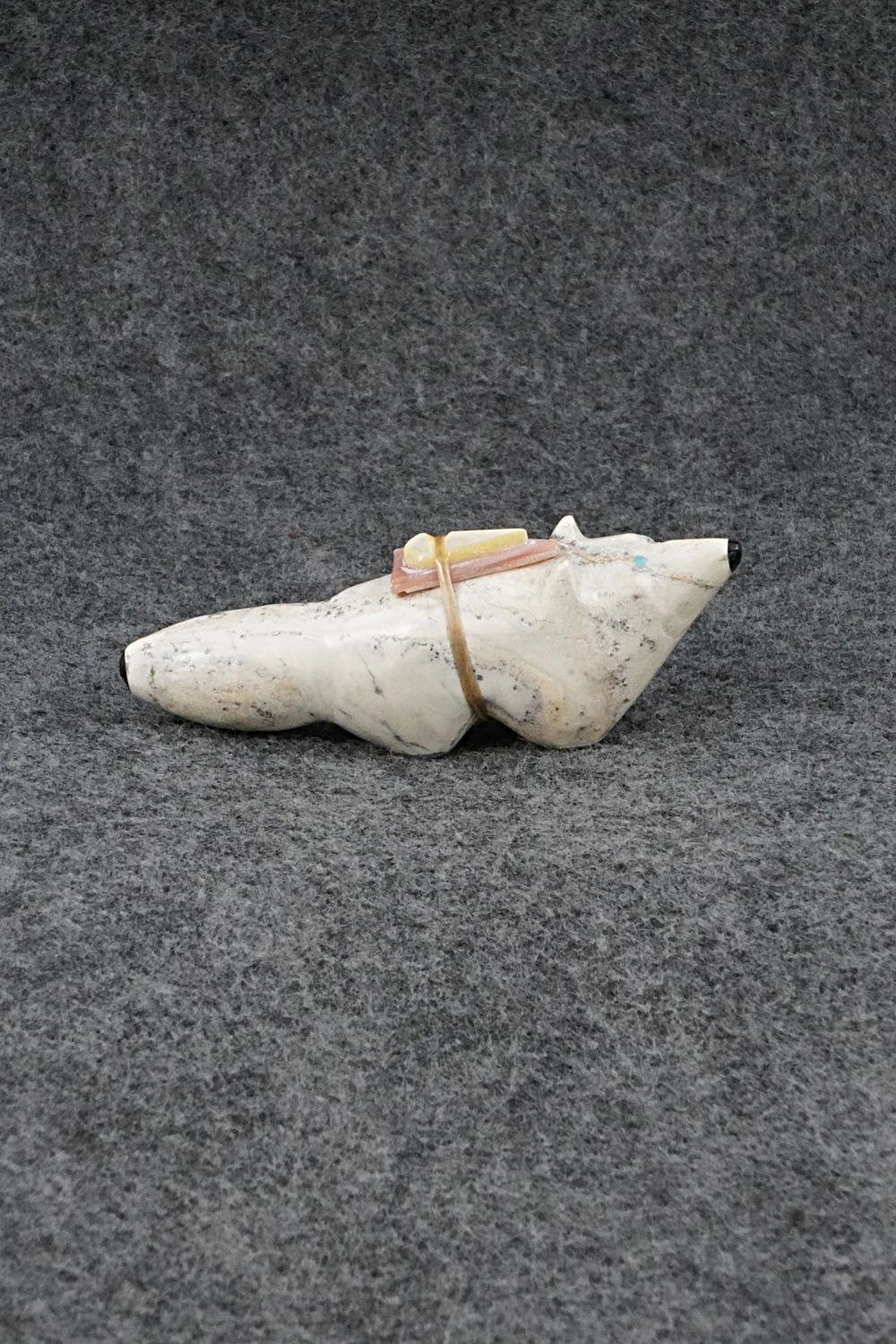 Fox Zuni Fetish Carving - Delvin Leekya