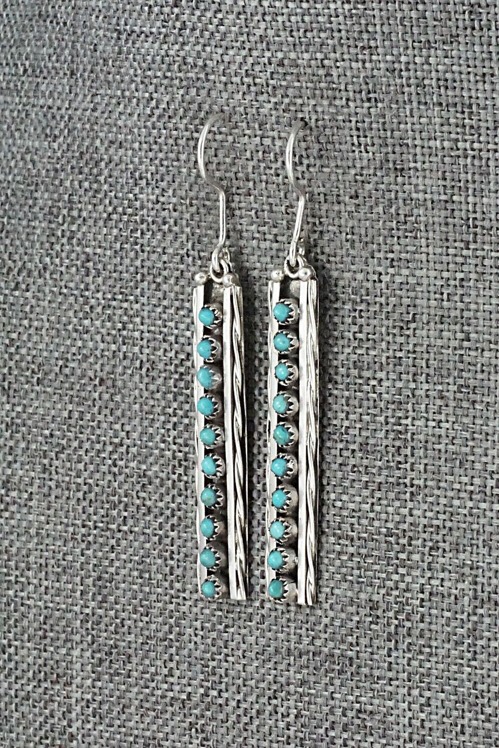 Turquoise & Sterling Silver Earrings - Stephen Haloo