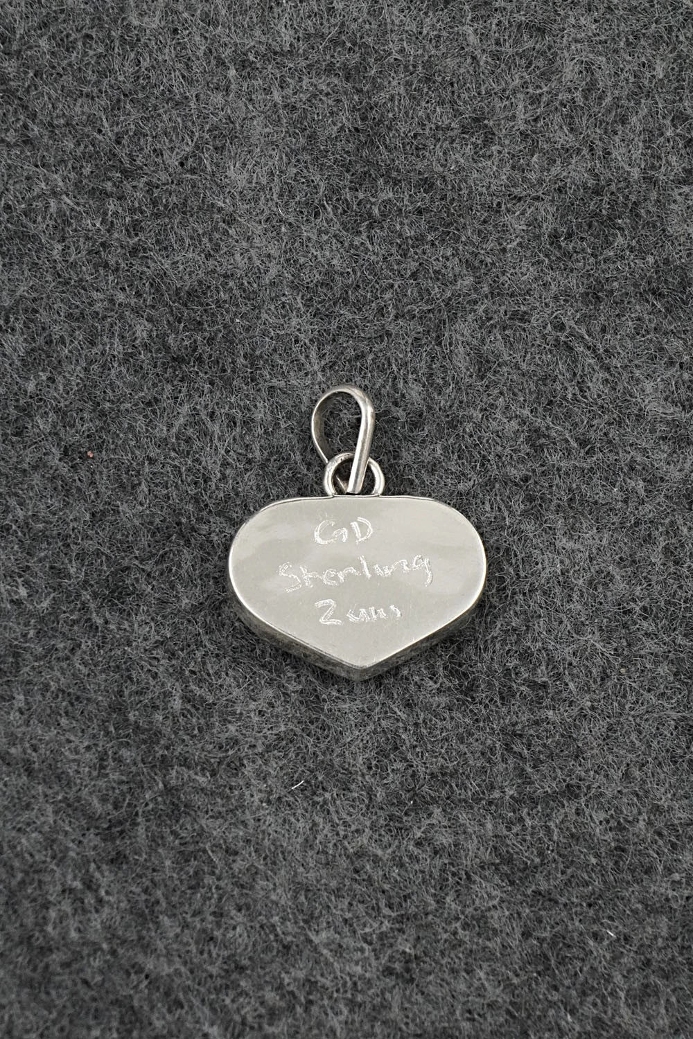 Turquoise, Mother of Pearl & Sterling Silver Pendant - Gina Dosedo