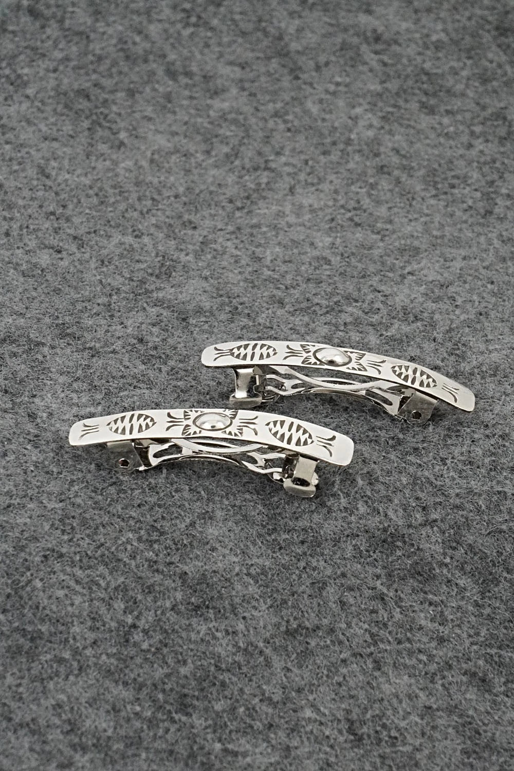 Sterling Silver Barrettes - Bertha Begay