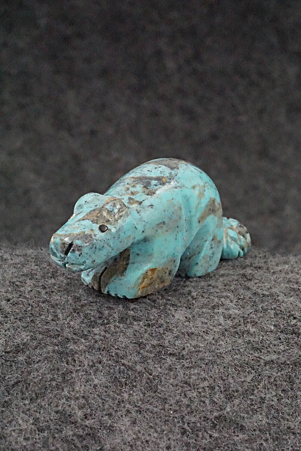 Beaver Zuni Fetish Carving - Reynold Lunasee