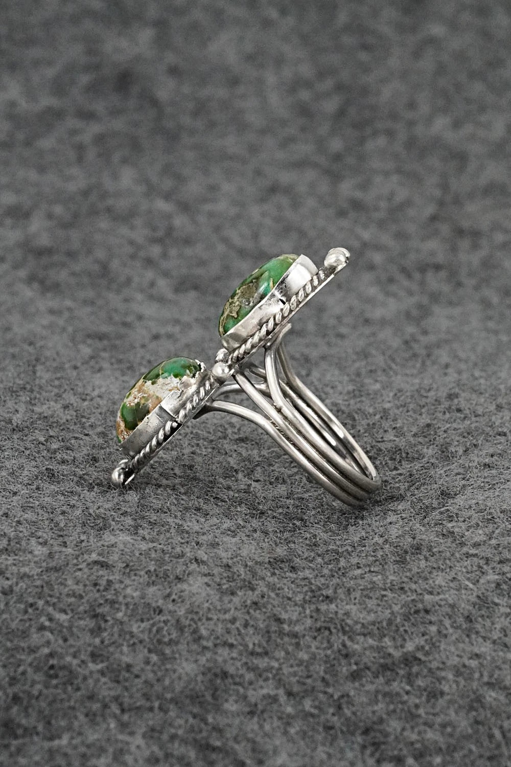 Turquoise & Sterling Silver Ring - Rena Begay - Size 7