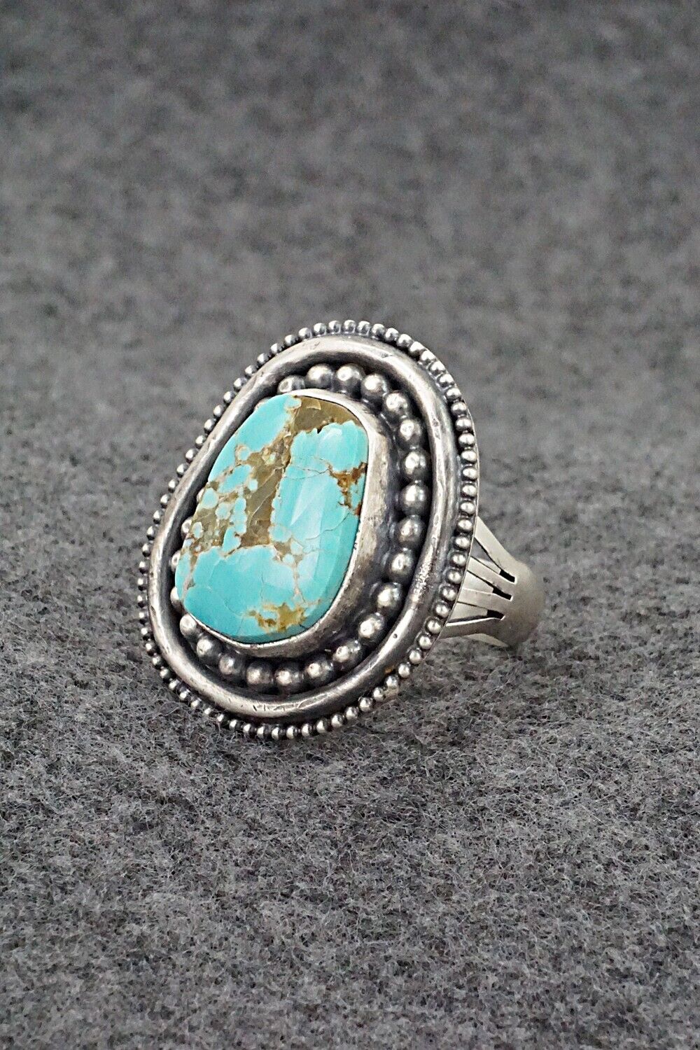 Turquoise & Sterling Silver Ring - Marita Benally - Size 9.5