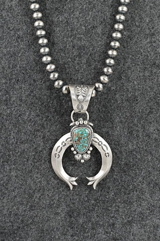 Turquoise & Sterling Silver Necklace - Samuel Yellowhair