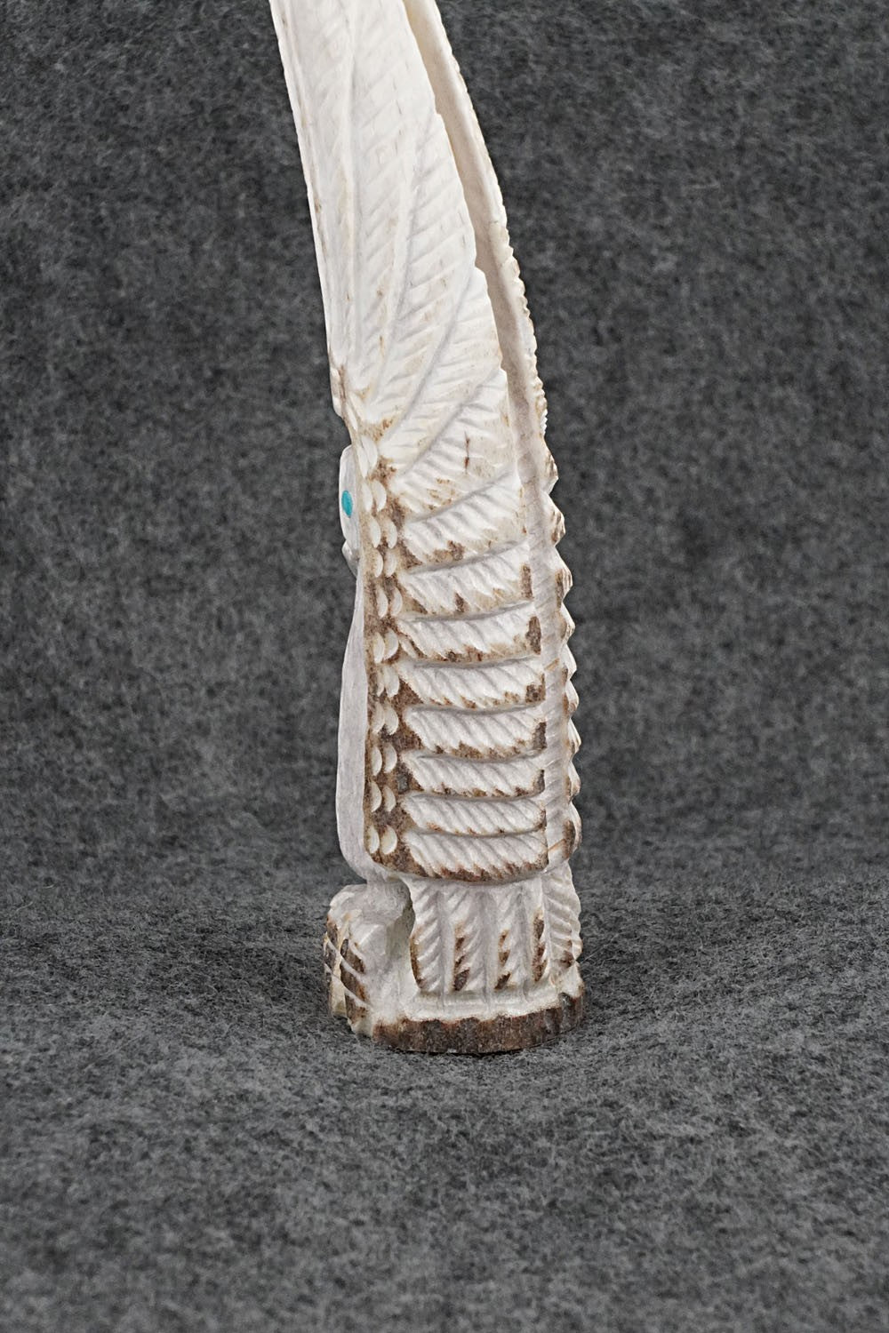 Eagle Zuni Fetish Carving - Garrick Weeka