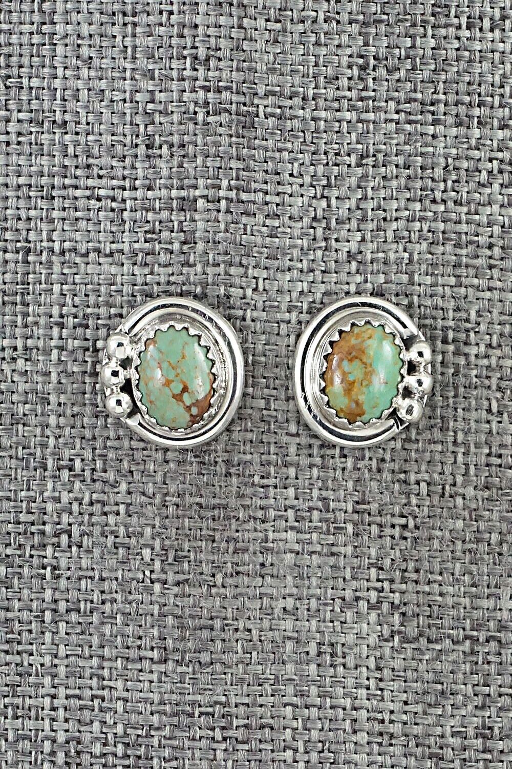 Turquoise & Sterling Silver Earrings - Rita Largo