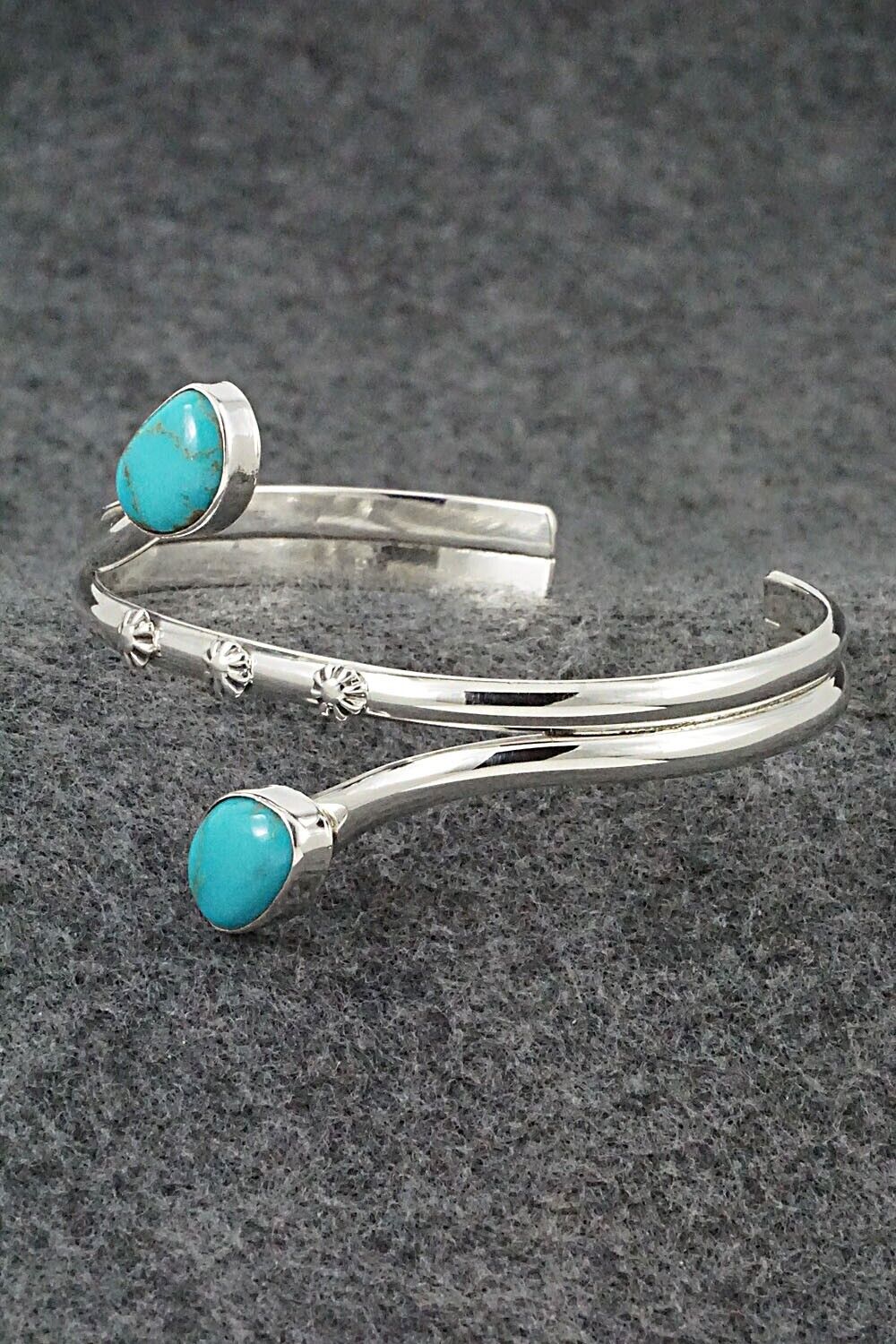 Turquoise & Sterling Silver Bracelet - Thomas Yazzie