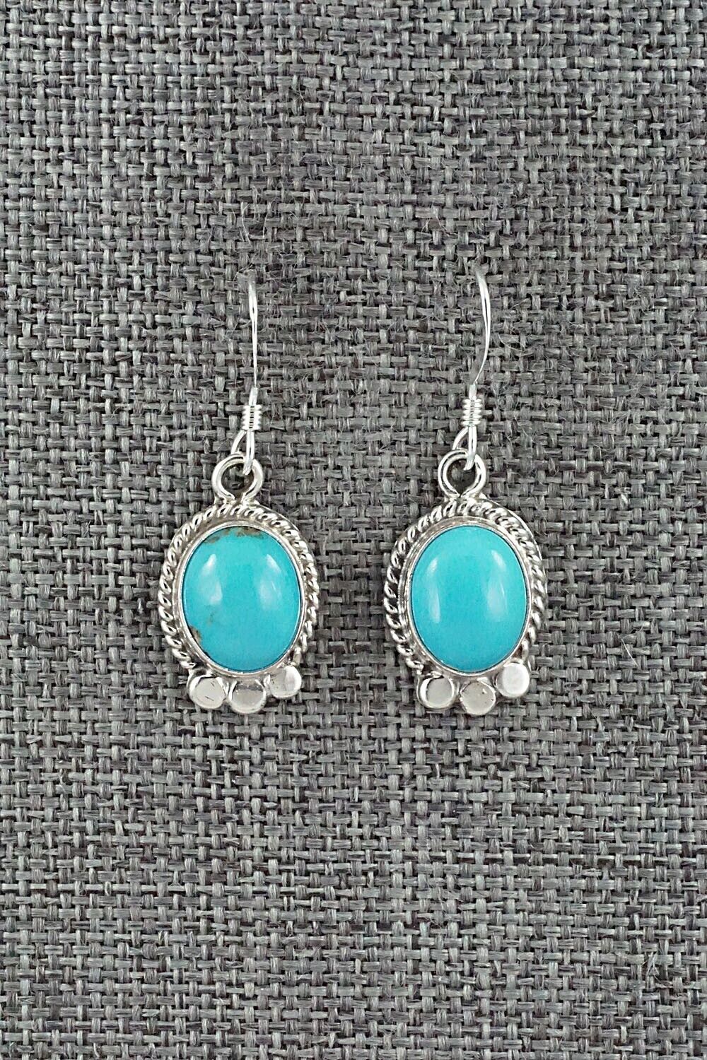Turquoise and Sterling Silver Earrings - Sharon McCarthy